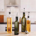 Highly transparent Square Olive Oil Glass Bottle